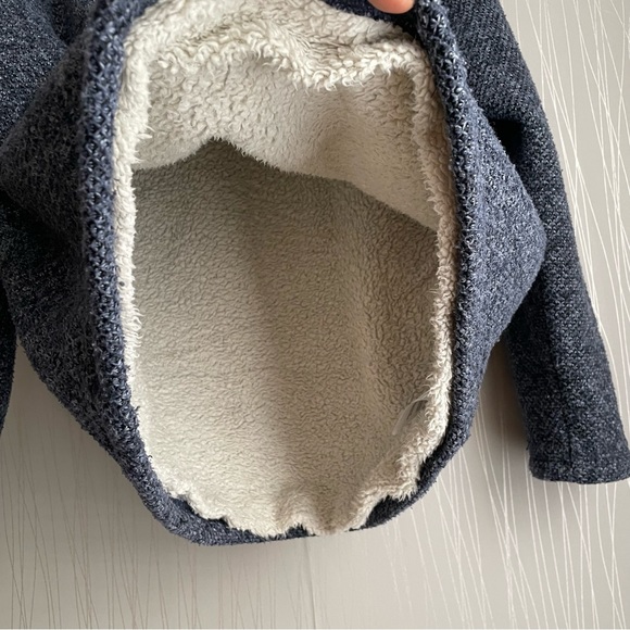 Orvis Sweater 1/4 Zip Sherpa Lined Blue - Men Size Medium - Picture 8 of 8